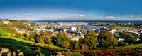 Pwllheli town and marina panoramic, PWTpan