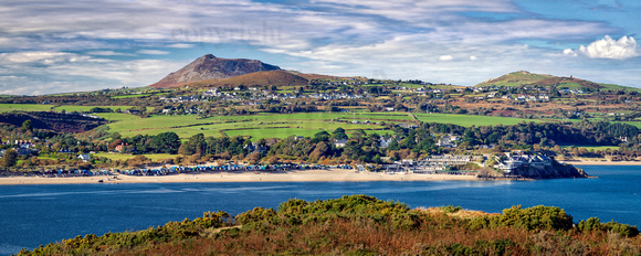 Abersoch and Mynytho from coastal path. ABCP