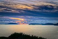 Ynys Enlli/Bardsey Island sunset from Cilan, BGSS