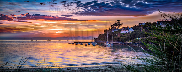 Abersoch outer harbour sunrise  OHRAD