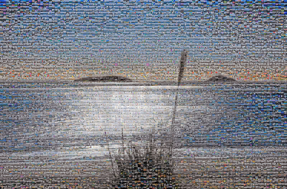 St Tudwal's islands Abersoch mosaic  PPG mosaic