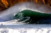 big wave Porth Ceiriad BFW